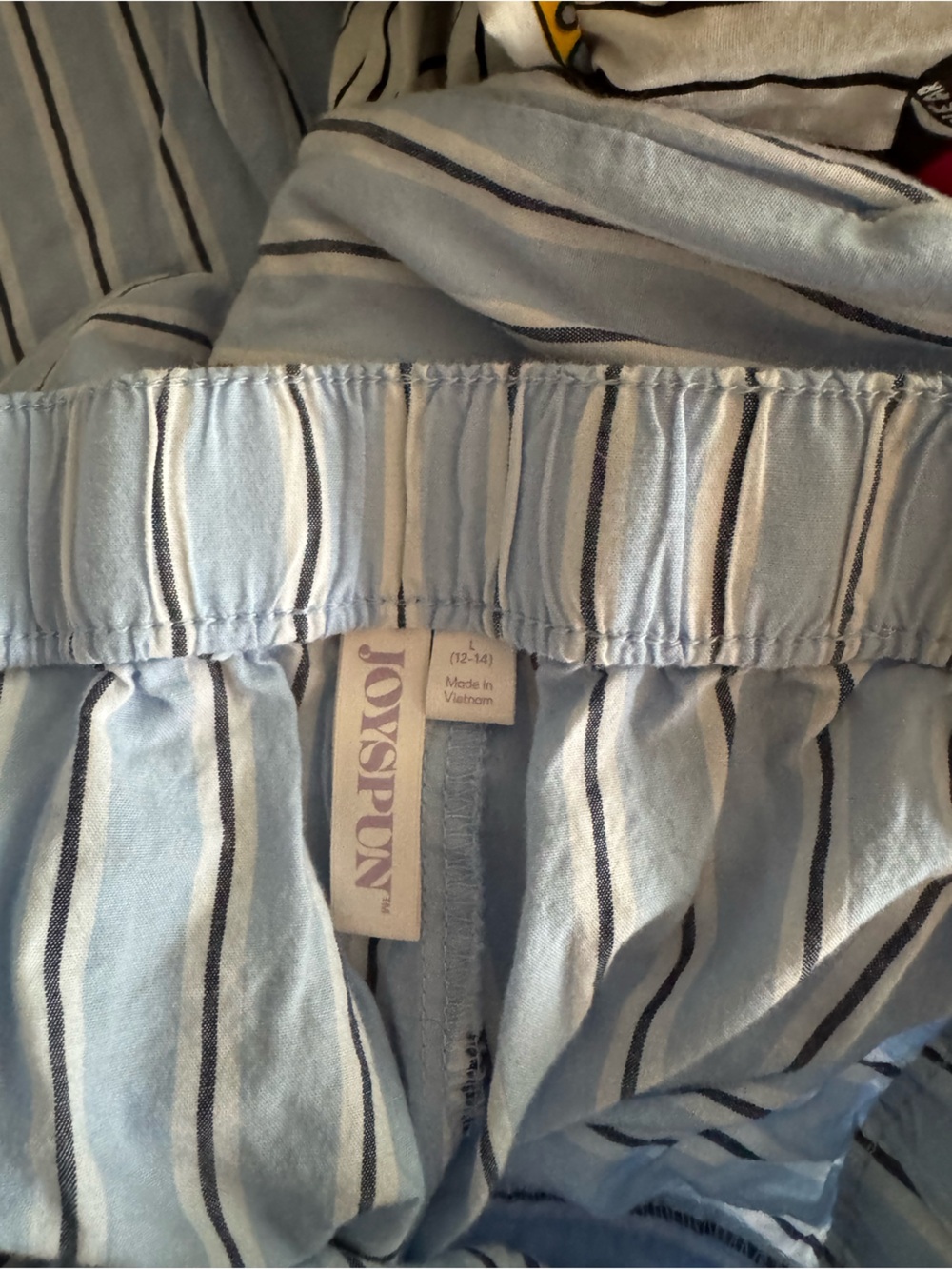 Pajama Pants Bundle 4 Pairs Gingham, Cars & Striped Size L - Picture 4 of 5